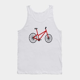 Red Bicycle Tank Top